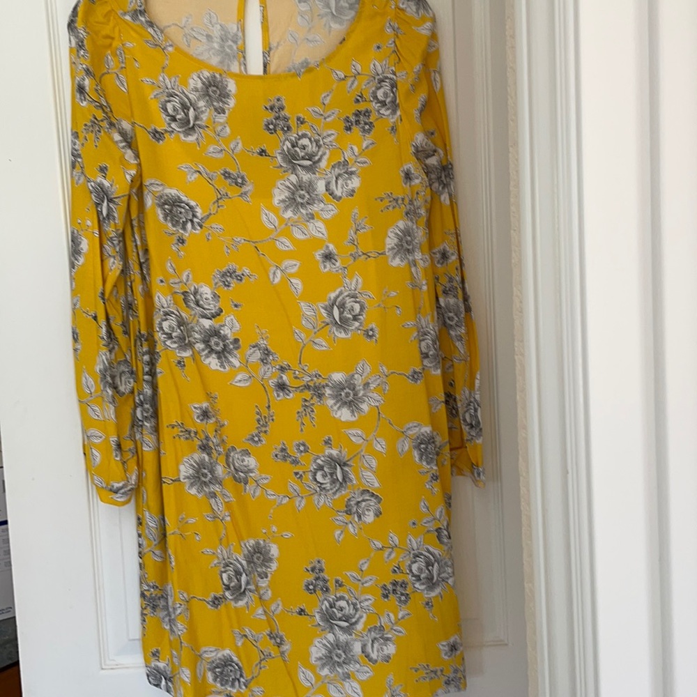 Vici Honey Belle Yellow Print Boho L Boutique